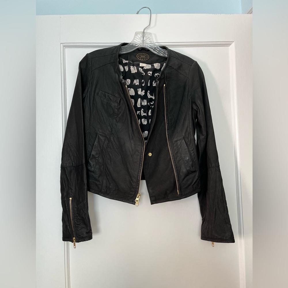 Anthropologie Idra leather jacket